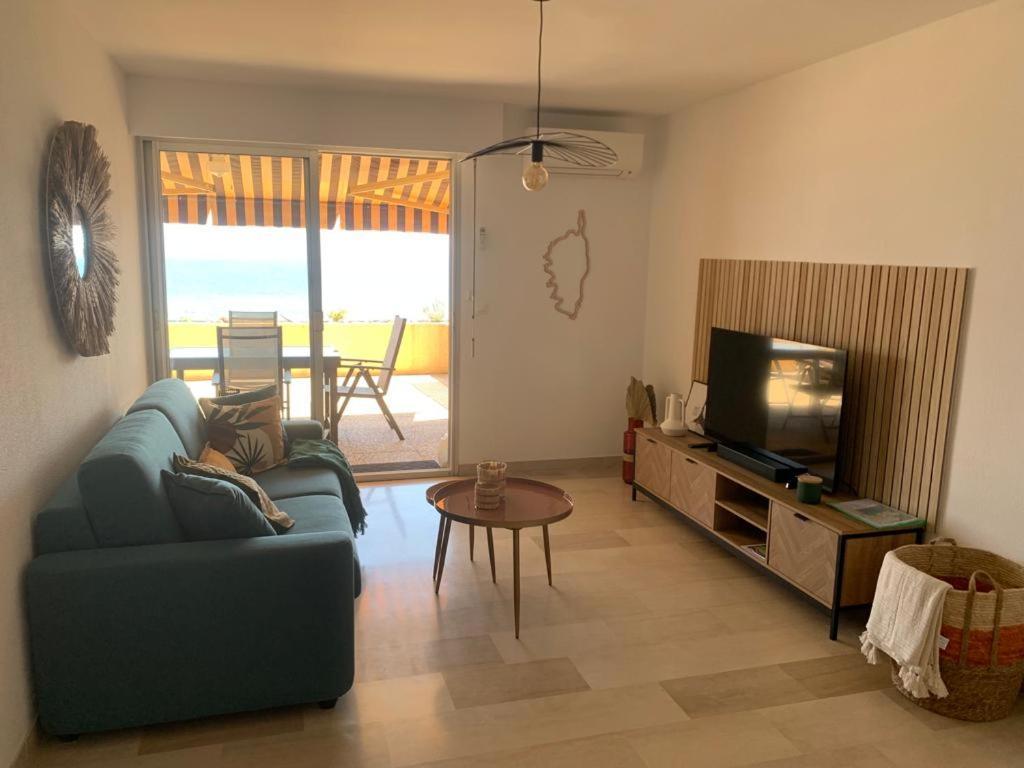 Marinella, Vue Mer Panoramique, Superbe T2 Plage A 150 M Аяччо Экстерьер фото